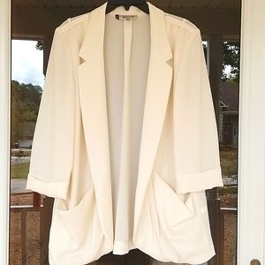 Jennifer Lopez Off-White Blazer, Size XL